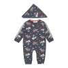 DIRKJE Set 2.d overal + šatka tm. modrá chlapec veľ.50 U44675-31-50