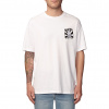 Globe radiate tee white