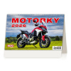 Helma Stolový kalendár riadkový 22,6x13,9 cm - Motorky 2026