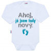 NEW BABY Body s potlačou New Baby Ahoj, já jsem tady nový. - 50