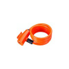 Zámka špirálová BBB BBL-61 QUICKSAFE 8x1500mm oranžová
