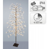 Umelý vianočný svietiaci stromček na kovovom podstavci s 360 LED žiarovkami 150 cm 44669