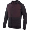 Sensor Coolmax Thermo Jacket pánsky s kapucňou black-port red 2XL