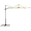 Slnečník Doppler Ravenna Smart Ø300 cm prírodný