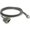 Zebra Paralelní kabel CBA-R08-S07ZBR, šedý, 2,1336 m, RS232 DB9