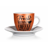 Banquet Šálek s podšálkem FRESH MORNING COFFEE 90 ml