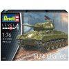 Revell M24 Chaffee Model Set tank 1:76, 71 dielov (Revell M24 CHAFFEE, 1:76, 7,3cm, LEVEL 4, Model No.: 03323)