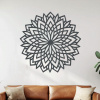drevo zivota Drevená mandala na stenu DOBRÉ NÁLADY Farebný vzor: Antracitová, Rozmery (cm): 95x95