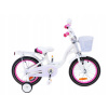 Mestsky bicykel - Detský bicykel 16 búrka biela pre dievča (Detský bicykel 16 búrka biela pre dievča)