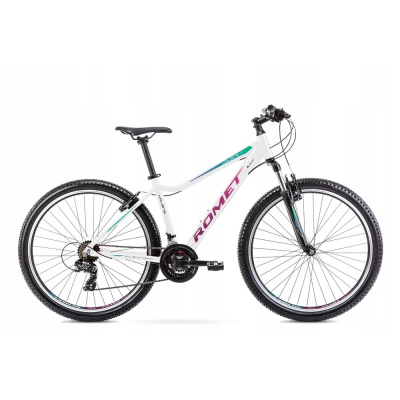 Horský bicykel - MTB Romet Jolene Ltd 7.0 Bicykel. Biely rám 17 palcov (MTB Romet Jolene Ltd 7.0 Bicykel. Biely rám 17 palcov)
