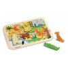Janod drevené puzzle Zoo Chunky 7 dielov 07022