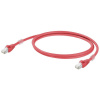 Weidmüller 1166030150 RJ45 sieťové káble, prepojovacie káble CAT 6A S/FTP 15.00 m červená samozhášavý 1 ks; 1166030150