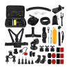 Puluz 50 in 1 Príslušenstvo Ultimate Combo Kits pre športové kamery PKT39 PKT39