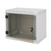 Rack Triton 19 jednodílný 9U/500mm plechové dveře, šedý