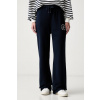 Tommy Hilfiger teplákové nohavice dámske bavlnené WW0WW51097 tmavomodrá XS