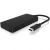 ICY BOX IB-HUB1429-CPD USB 3.2 Gen 2 (3.1 Gen 2) Type-C 10000 Mbit/s Čierna (IB-HUB1429-CPD)