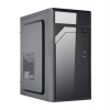 EUROCASE skříň ML M6-590B, Mini Tower, 1xUSB-C, 2x USB 3.0, 2x audio, černá (P001050859591)