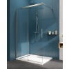 AQUATEK WELLNESS K2 110cm walk-in sprchový kút / sprchová stena samostatná s posuvným dielom, profil chróm, sklo mirror, WELLNESSK2CH11065