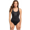 dámske jednodielne plavky ROXY FITNESS ONE PIECE Anthracite - KVJ0 XS