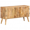 vidaXL Komoda, mangový masív 110x30x60 cm - Hnedá - 120303-66958