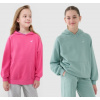 4F new collection: Detská/juniorská mikina s kapucňou TSWSF1478 140 ružová