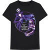 Tričko The Nightmare Before Christmas - The Nightmare Before Christmas Purple Graveyard Čierna L