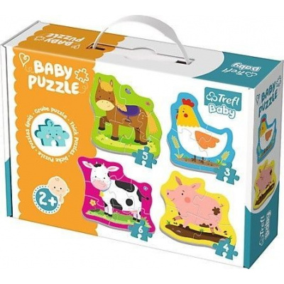 TREFL - Puzzle baby classic zvieratká na farme