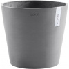 Ecopots Kvetináč Amsterdam (sivý) - Ø 20 cm, výška 17,1 cm