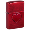 Zippo Red Stamped Heart