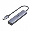UGREEN Rozdeľovač Hub Adaptér USB 5W1 4X USB-A 3.0 1X USB-C 5GBPS P&P 20CM
