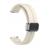 eses Silikónový remienok s magnetickou prackou pre Garmin Lily 2 a Garmin Lily 2 Active - Béžový, 14 mm