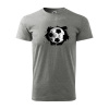 Sablio Tričko s potlačou Futbalová lopta - šedé 2XL