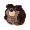 Cozy Noxxiez Cuddle Pillow Pes tmavý