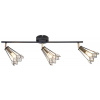 Stropné svietidlo čierne bodové 3xGU10 54cm Colly 93-01634