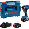 Bosch Akumulátorový rázový uťahovač GDR 18V-215, L-Boxx, 2x aku 4 Ah 06019N2002