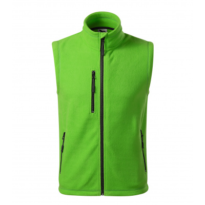 Malfini Fleecová vesta unisex EXIT 525 Farba: Green apple, Veľkosť: XL
