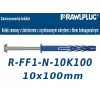 Rawlplug FF 1 rámové kolíky rozperný kľúč + torx 10x100 mm 25 ks