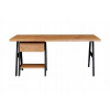 Moderný stôl Arn 180x100 Loft Retro Beech (Moderný stôl Arn 180x100 Loft Retro Beech)