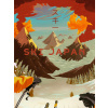 Plagát, Obraz - Ski Japan, Mark Harrison, 30 × 40 cm