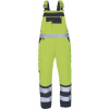 CERVA KNOXFIELD HVPS / Zateplené HI-VIS pracovné zimné nohavice s trakmi - žltá XL