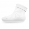 Dojčenské pruhované ponožky New Baby biele - 56 (0-3m)