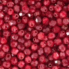 Manumi Brúsené koráliky 4mm Opal Red - 45 ks