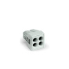 krabicová svorka Tuhosť (priečny rez): 0.75-2.5 mm² Pólov: 4 WAGO 1000 ks svetlo sivá; 773-494