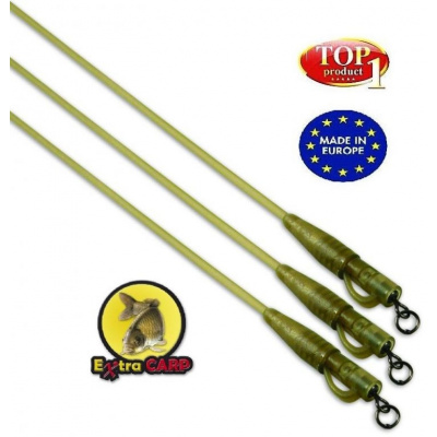 EXTRA CARP SAFETY CLIPS WITH CAMO TUBING (Hotová montáž s klipom na olovo)