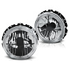 Predné svetlá VW Golf 1 74-83 Angel Eyes Black/Chrome