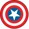 CUKROVÁ TLAČ jedlý obrázok na tortu Cukrová hmota KAPITÁN AMERIKA AVENGERS SADA