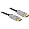 Delock DisplayPort prepojovací kábel Konektor DisplayPort 15 m čierna 85886 8K UHD, pozlátené kontakty, bez halogénov Kábel DisplayPort; 85886