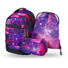 BAAGL SADA 3 Skate Max Galaxy: batoh, peračník, vrecko