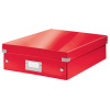LEITZ WOW Click & Store A4 28,1 × 10 × 37 cm červená