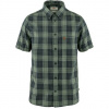 Fjällräven Övik Travel Shirt SS M, Veľkosť L, Farba DARK NAVY-PATINA GREEN